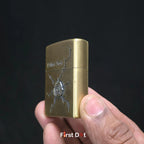 Silver Rose Series Fluid Liquid Lighter