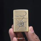 Silver Rose Series Fluid Liquid Lighter