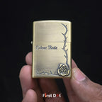 Silver Rose Series Fluid Liquid Lighter