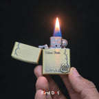 Silver Rose Series Fluid Liquid Lighter