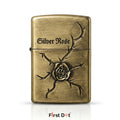 Silver Rose Series Fluid Liquid Lighter