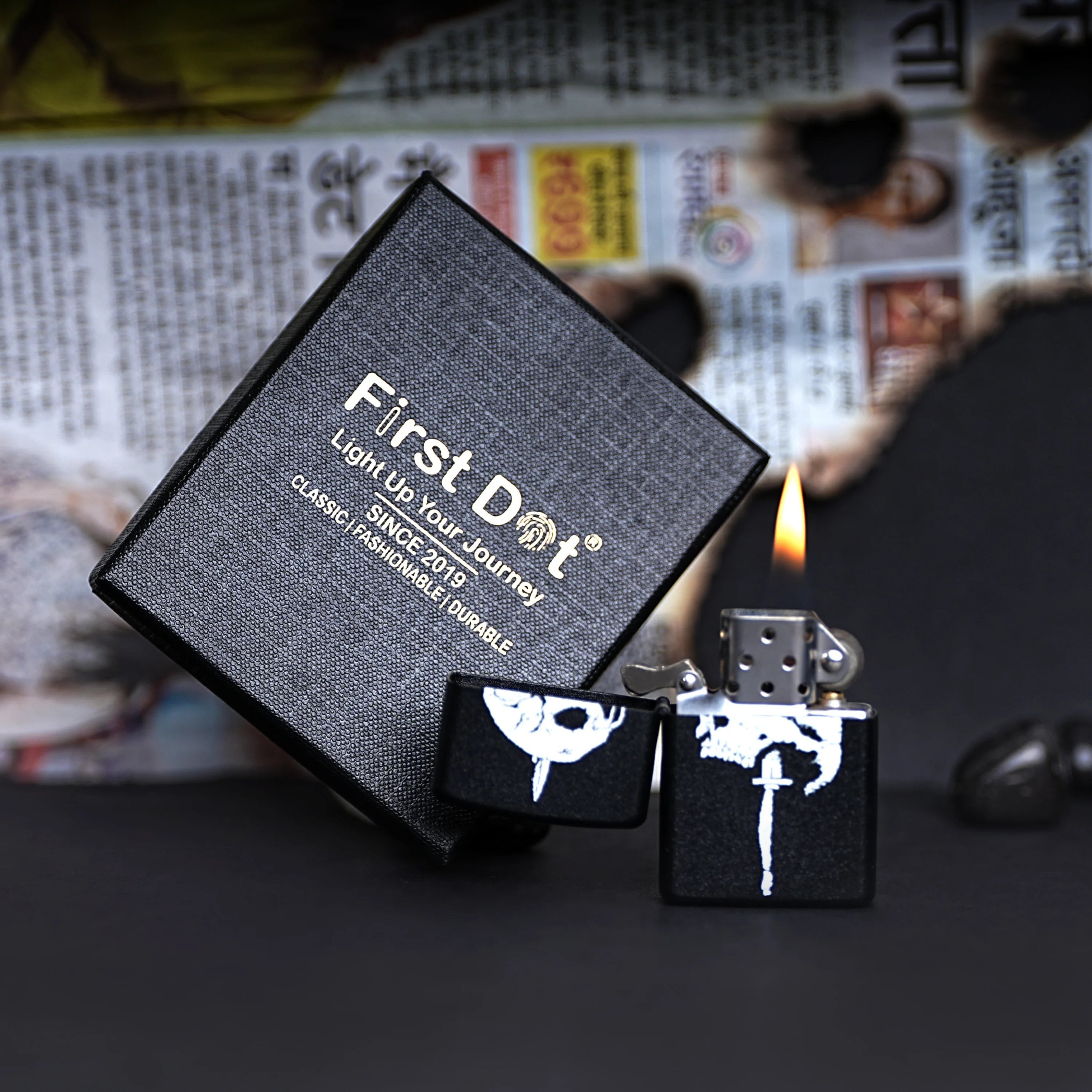 Skull Sword Premium Refillable Cigarette Lighter
