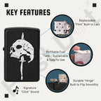 Skull Sword Premium Refillable Cigarette Lighter