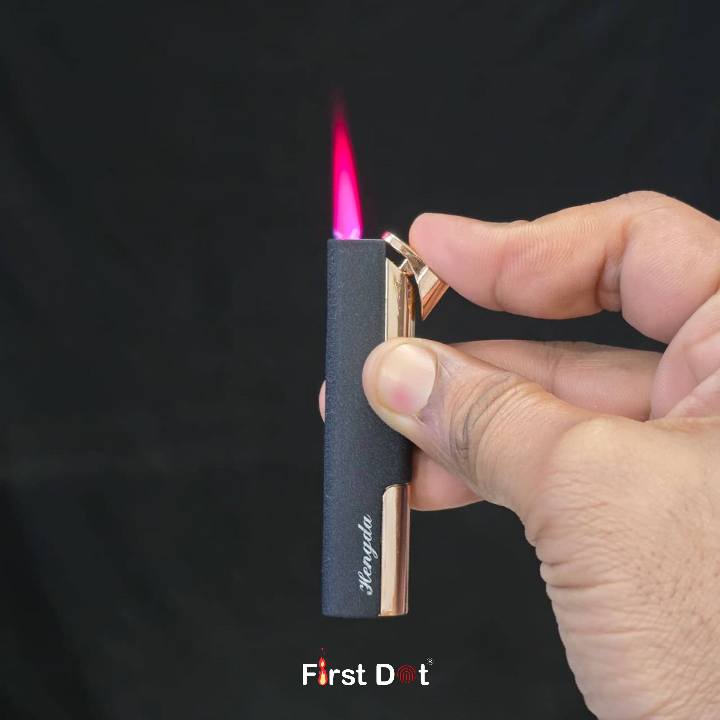 Slim Black Metal Edition - Jet Flame Lighter