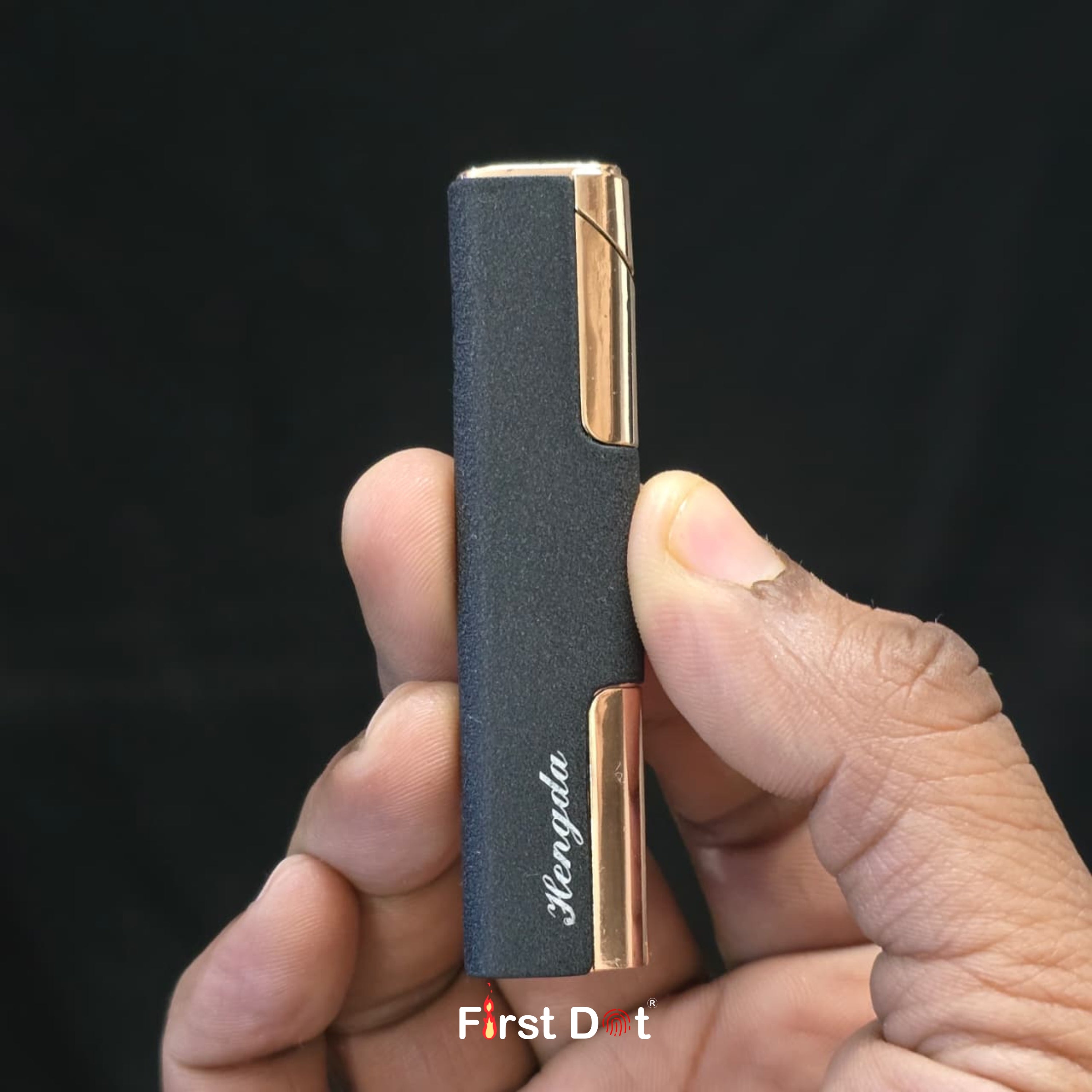 Slim Black Metal Edition - Jet Flame Lighter