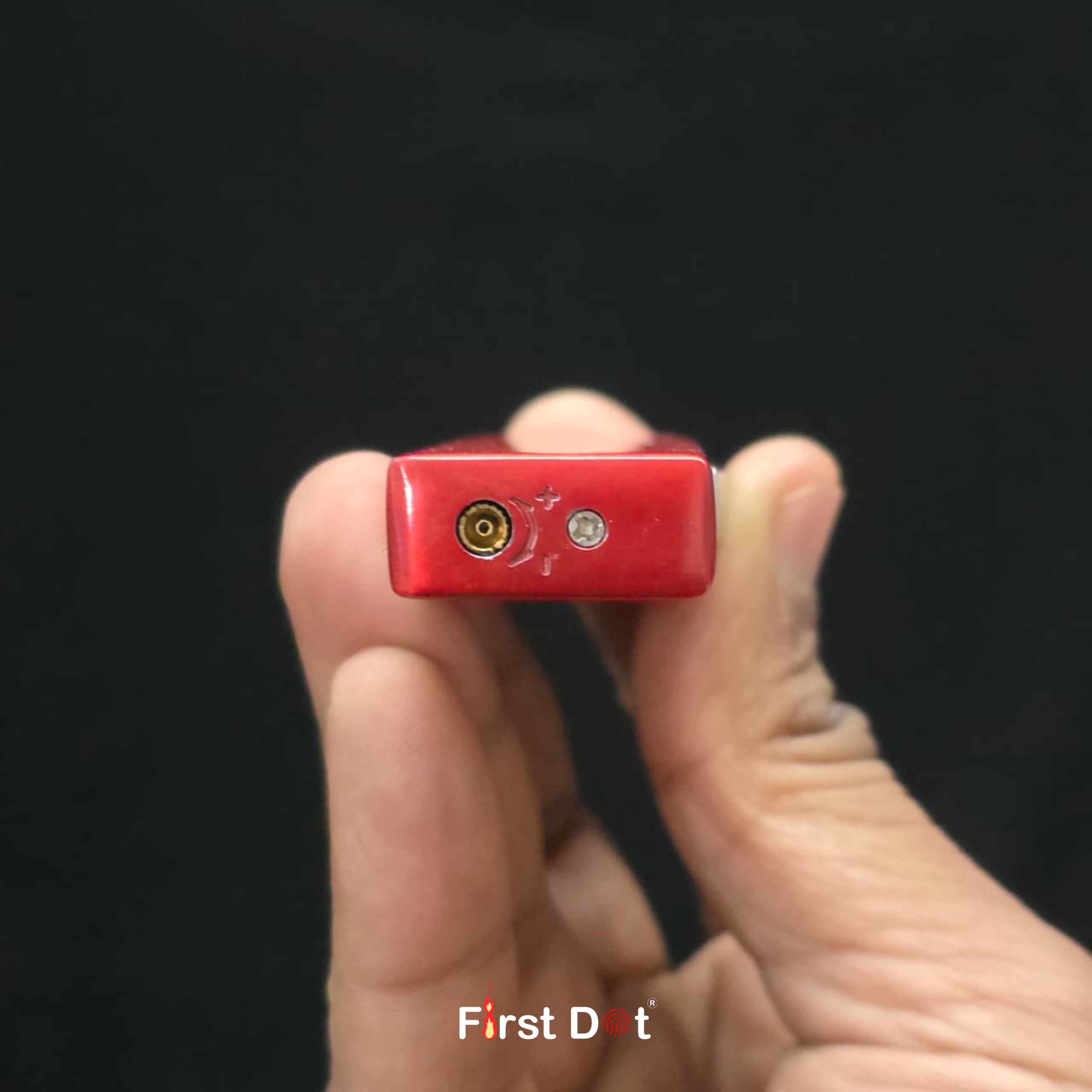 Slim Glossy Red Cigarette Lighter (Executive Series)