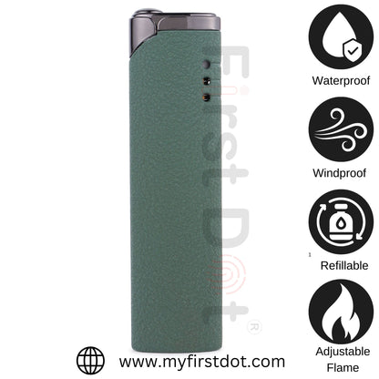 Slim & Sleek Jet Flame Premium Refillable Cigarette Lighter – Perfect for Gifting | First Dot