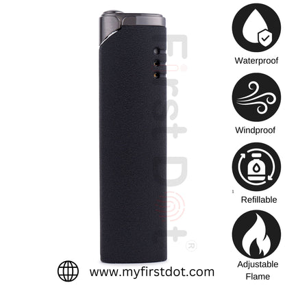 Slim & Sleek Jet Flame Premium Refillable Cigarette Lighter – Perfect for Gifting | First Dot