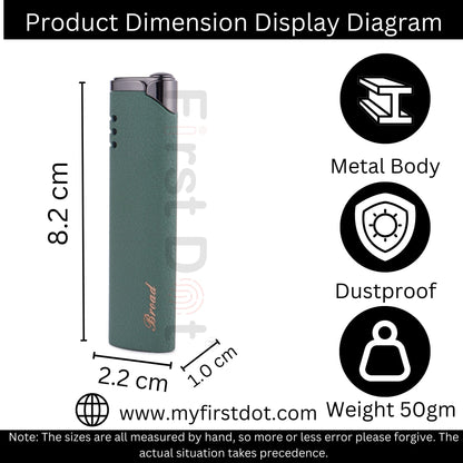 Slim & Sleek Jet Flame Premium Refillable Cigarette Lighter – Perfect for Gifting | First Dot
