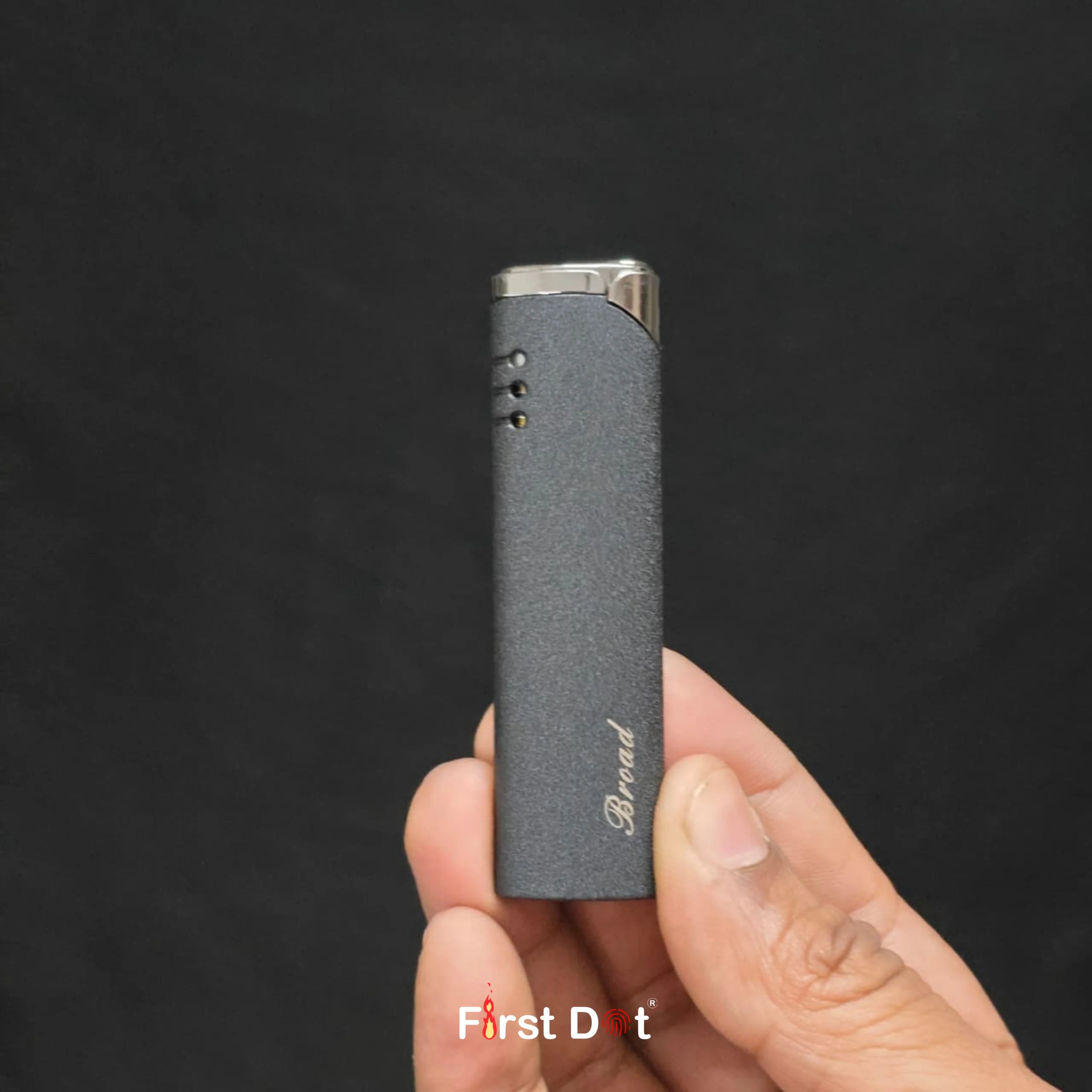 First Dot Matte Slim & Sleek Jet Flame Cigarette Lighter