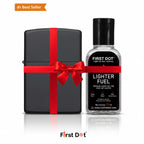 First Dot Classic Cigarette Lighter Gift Set with Fuel