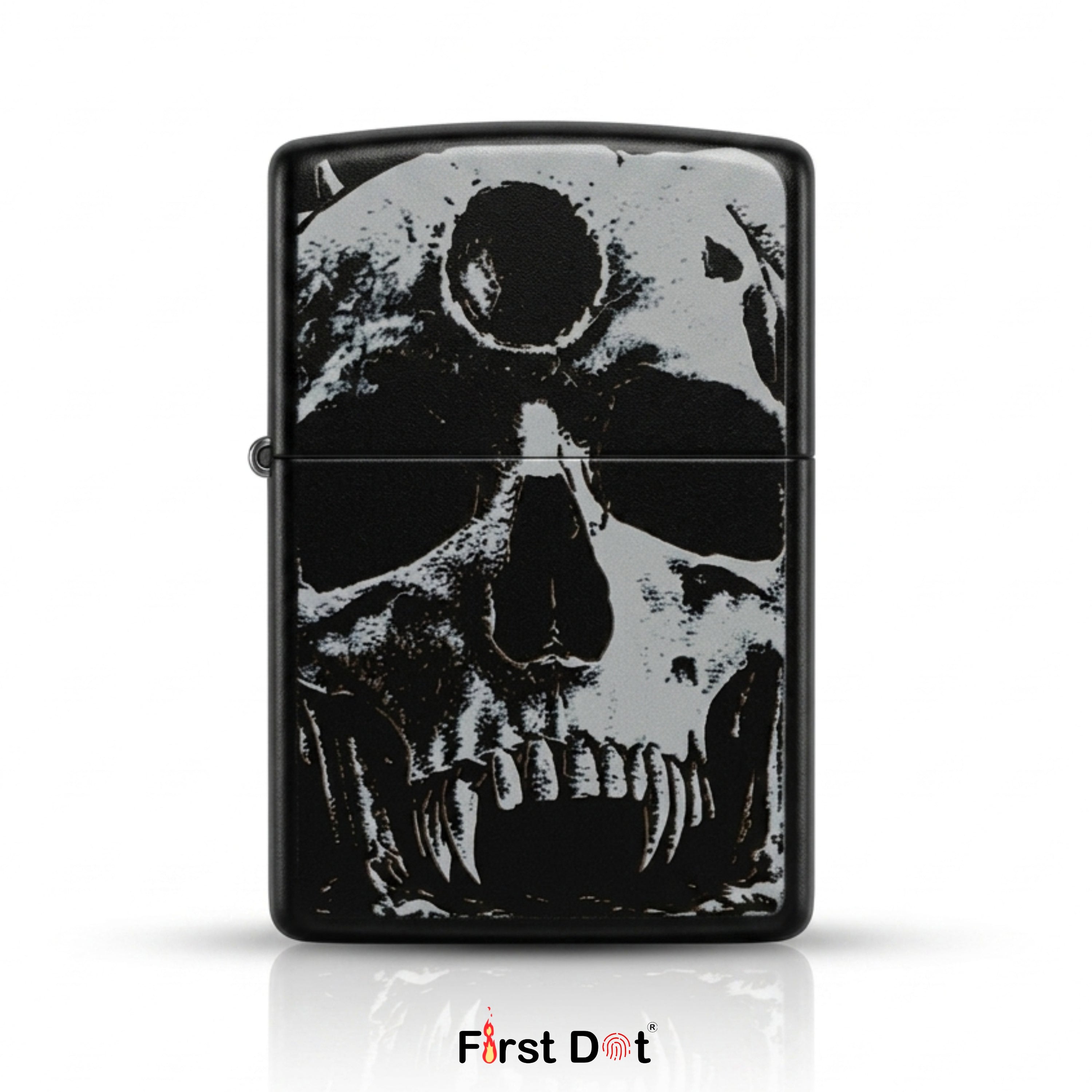 First Dot Nocturnal Gothic Windproof Cigarette Lighter