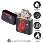 First Dot Cosmic Astronaut Windproof Cigarette Lighter