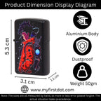 First Dot Cosmic Astronaut Windproof Cigarette Lighter