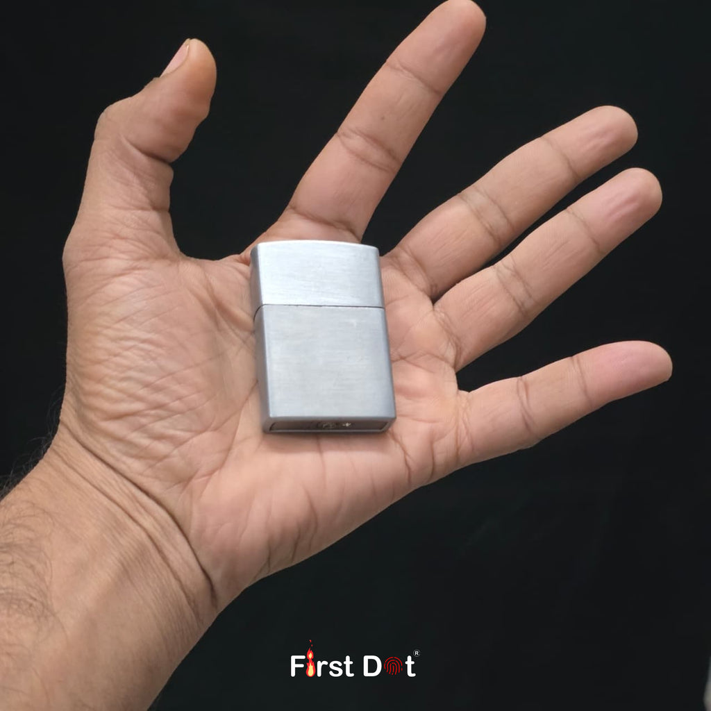 Spiral Engraved Cigarette Lighter | Windproof Metal Body