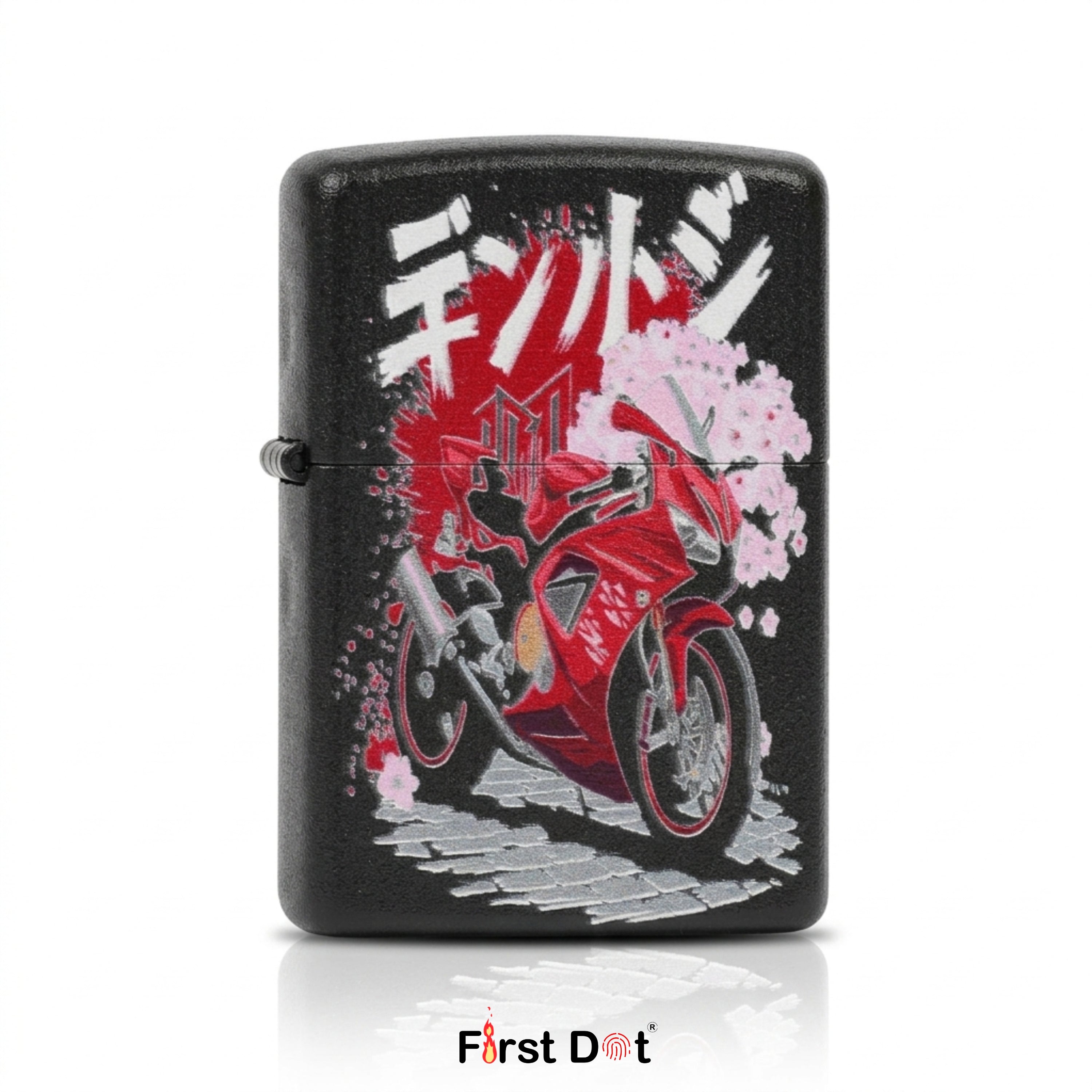 Sportbike Graphics Windproof Cigarette Lighter