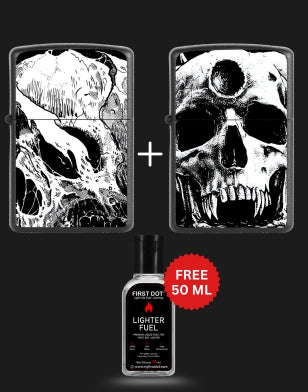 Street Graphic Cigarette Lighters Combo | Premium Box + Free 50ml Fuel