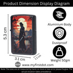 First Dot Ronin Samurai Windproof Cigarette Lighter