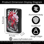Sportbike Graphics Windproof Cigarette Lighter