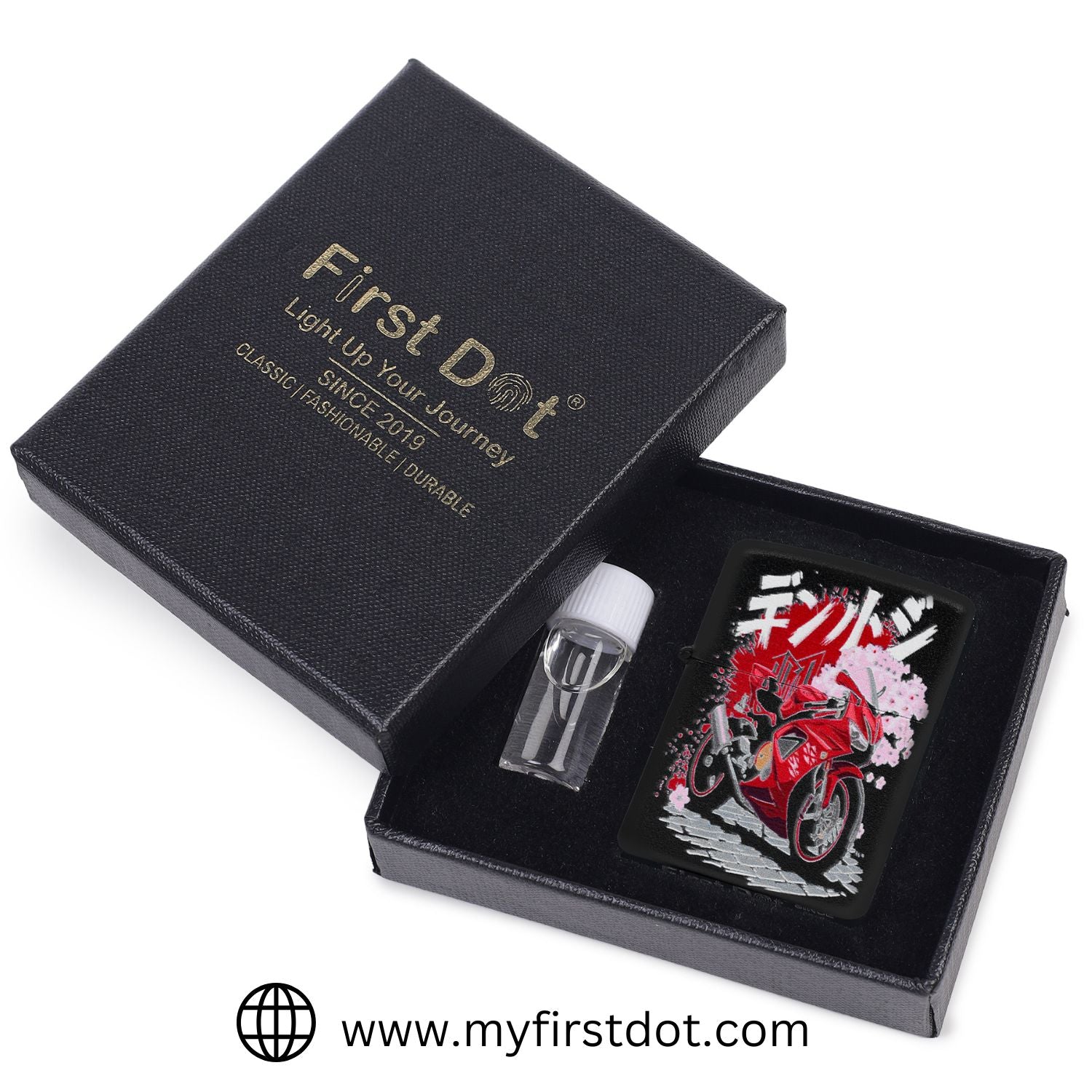Sportbike Graphics Windproof Cigarette Lighter