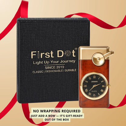 Swing Arm Luxury Retro Watch Lighter for Men - Brown