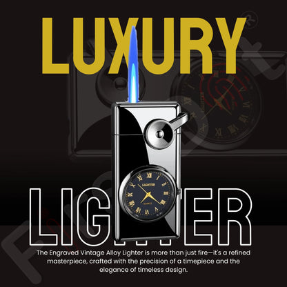 Swing Arm Luxury Retro Watch Lighter for Men - Grey