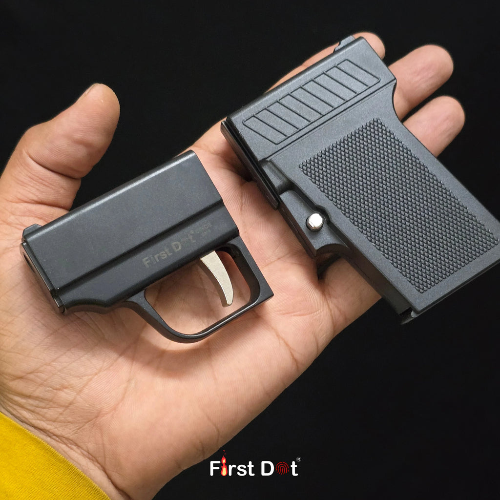 Tactical Drop-Case Gun Lighter – 10 Slot Cigarette Holder