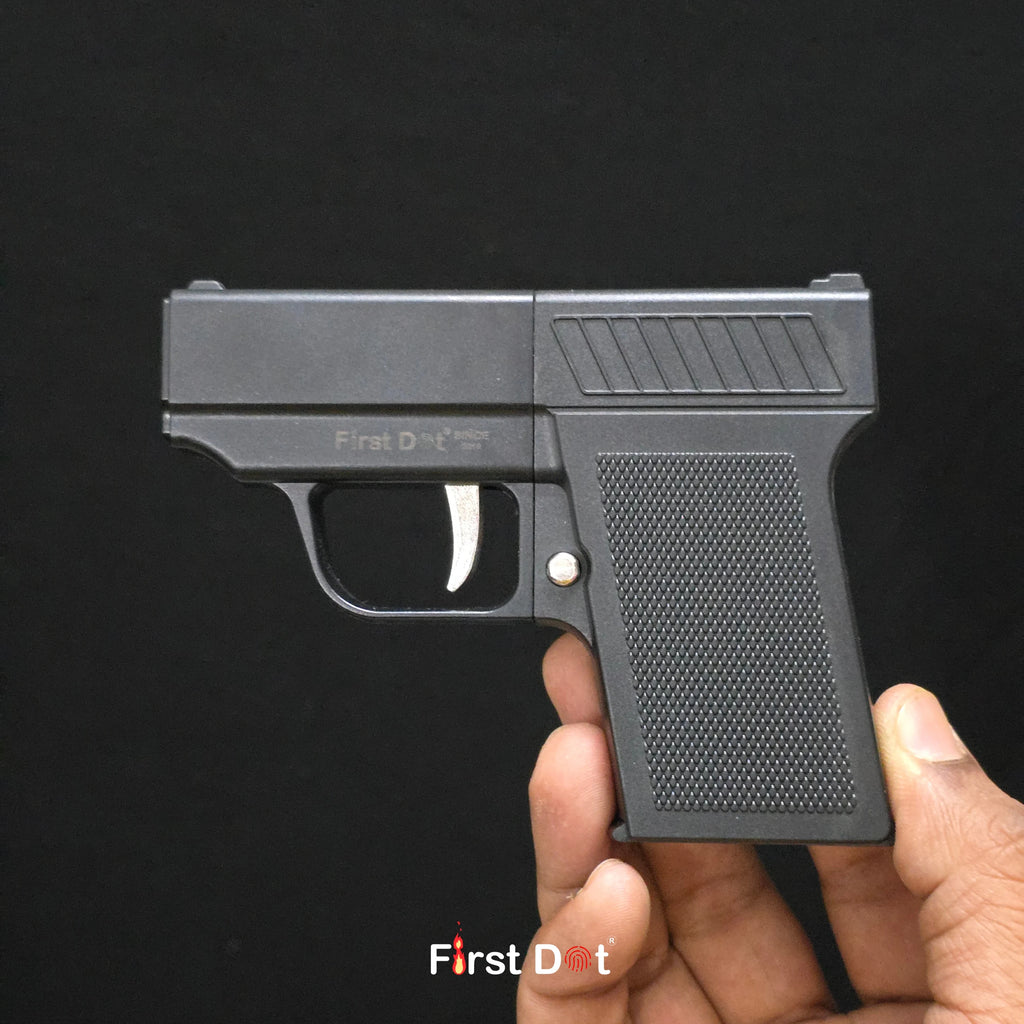 Tactical Drop-Case Gun Lighter – 10 Slot Cigarette Holder