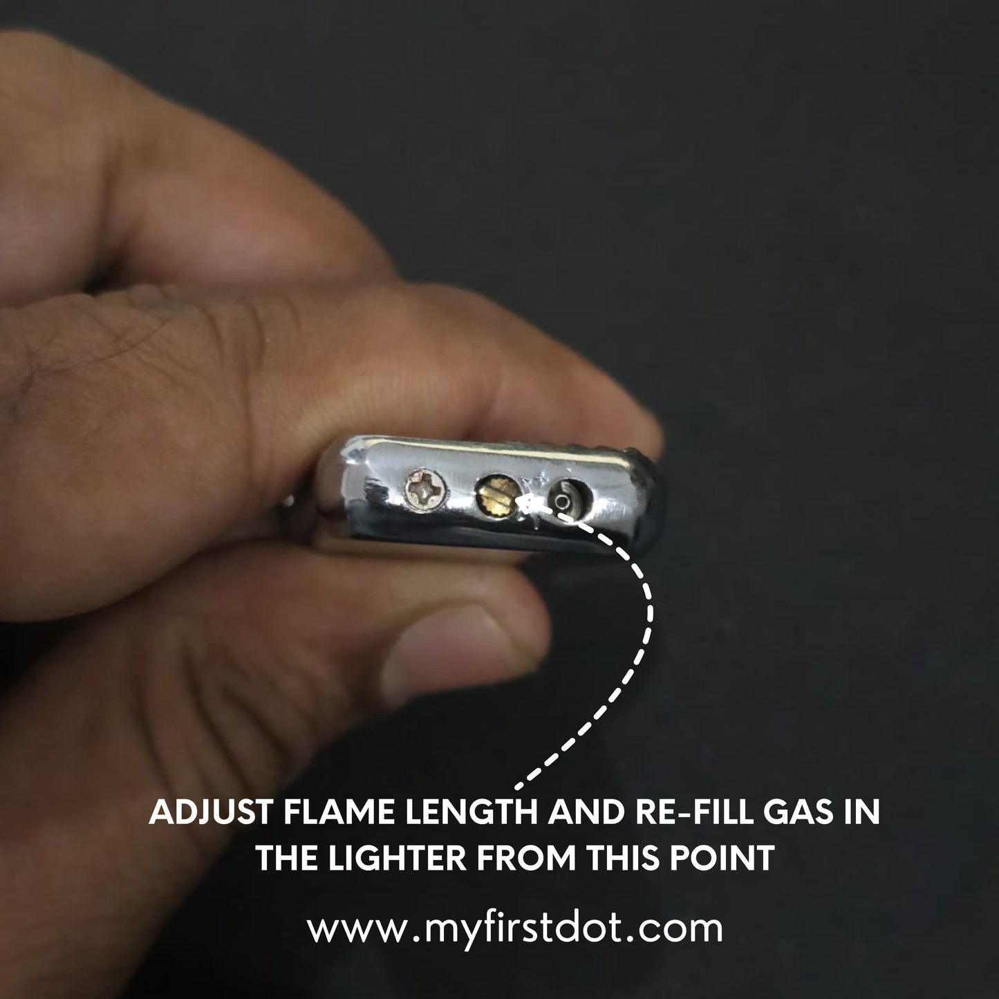 Street-Inspired Engraved Lighter | Metal Silver Finish