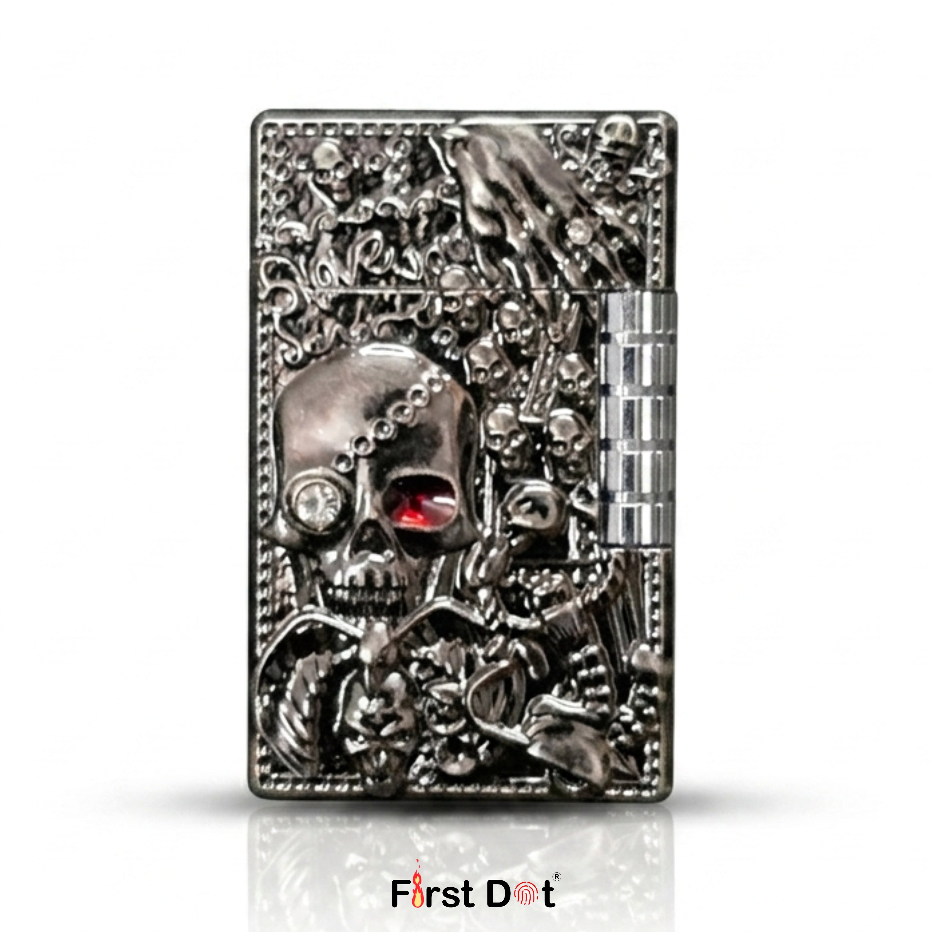 First Dot Blood-Ruby Gothic Sovereign Cigarette Lighter