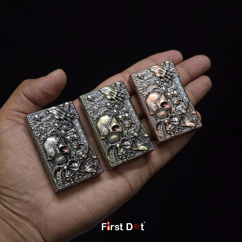 First Dot Blood-Ruby Gothic Sovereign Cigarette Lighter