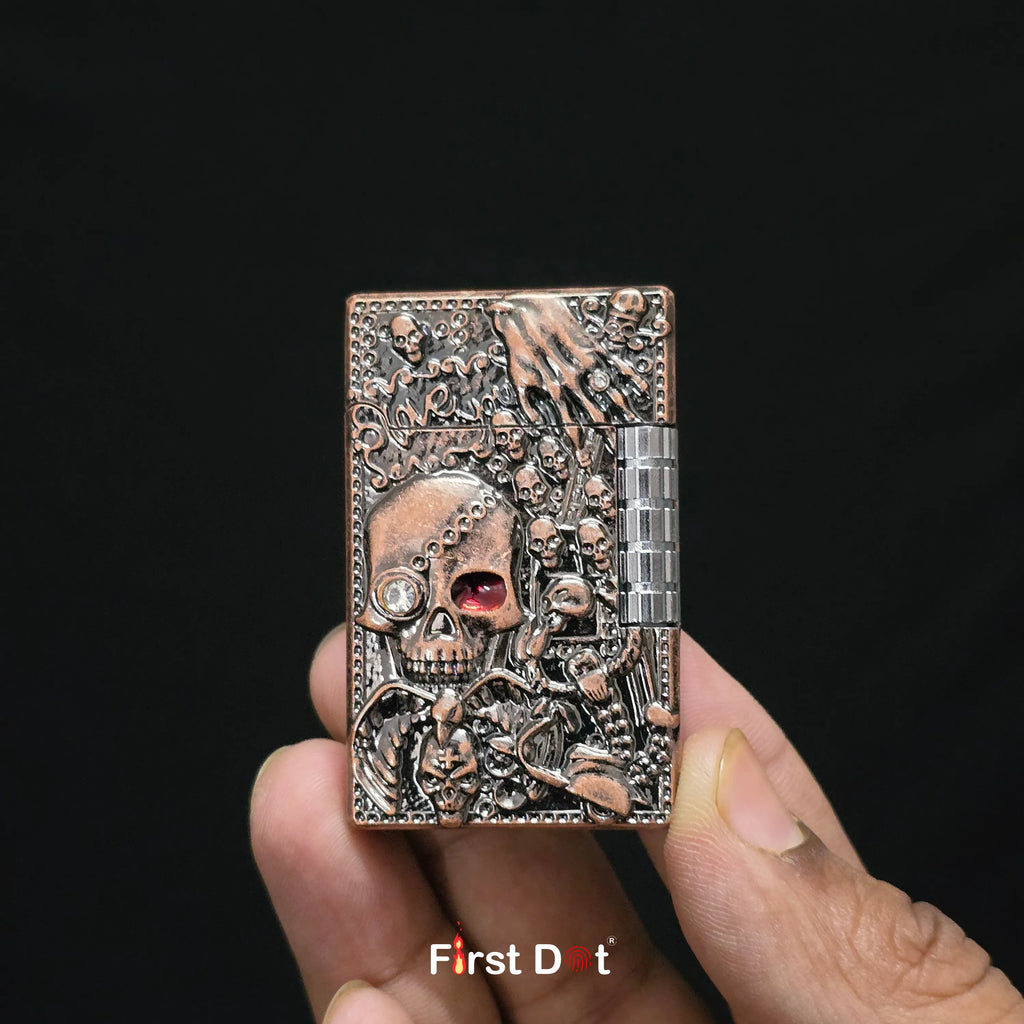 First Dot Blood-Ruby Gothic Sovereign Cigarette Lighter