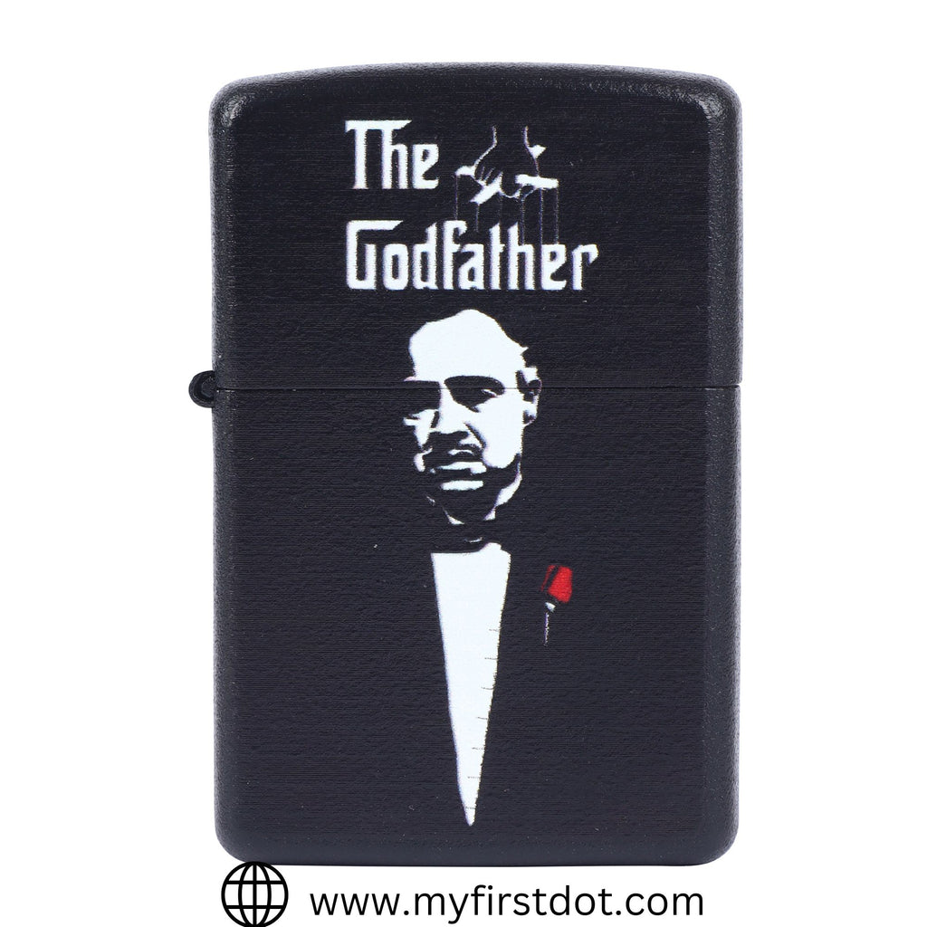 The Godfather Windproof Cigarette Lighter for Men | Pocket Classic Lighter for Smoking | | First Dot