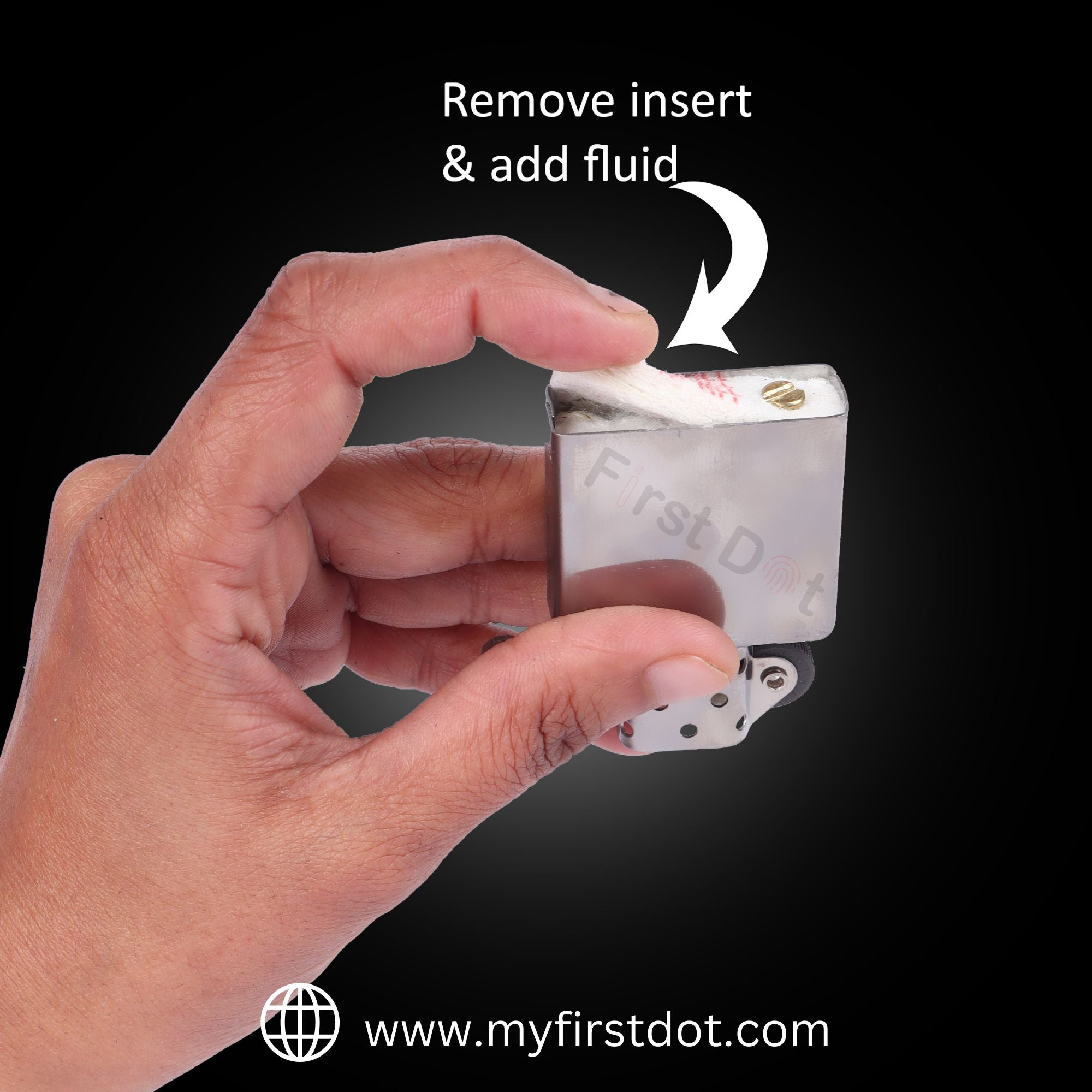 The Godfather Windproof Cigarette Lighter for Men | Pocket Classic Lighter for Smoking | | First Dot