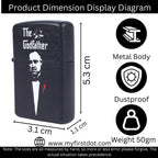The Godfather Windproof Cigarette Lighter for Men | Pocket Classic Lighter for Smoking | | First Dot