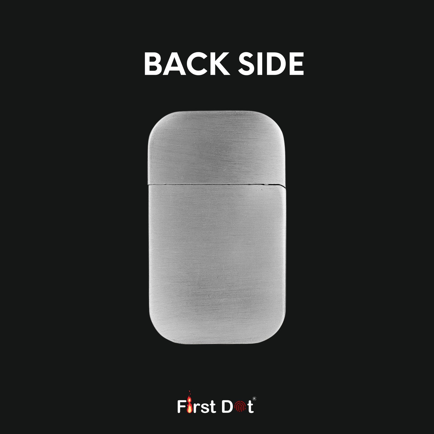 Silver case on a black background with 'First Dot' branding.