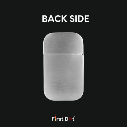 Silver case on a black background with 'First Dot' branding.