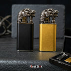 Tiger Head Dual Flame Cigarette Lighter