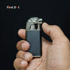 Tiger Head Dual Flame Cigarette Lighter