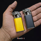 Tiger Head Dual Flame Cigarette Lighter
