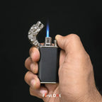 Tiger Head Dual Flame Cigarette Lighter