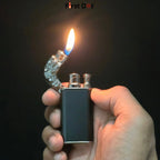 Tiger Head Dual Flame Cigarette Lighter