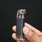 Tiger Head Dual Flame Cigarette Lighter