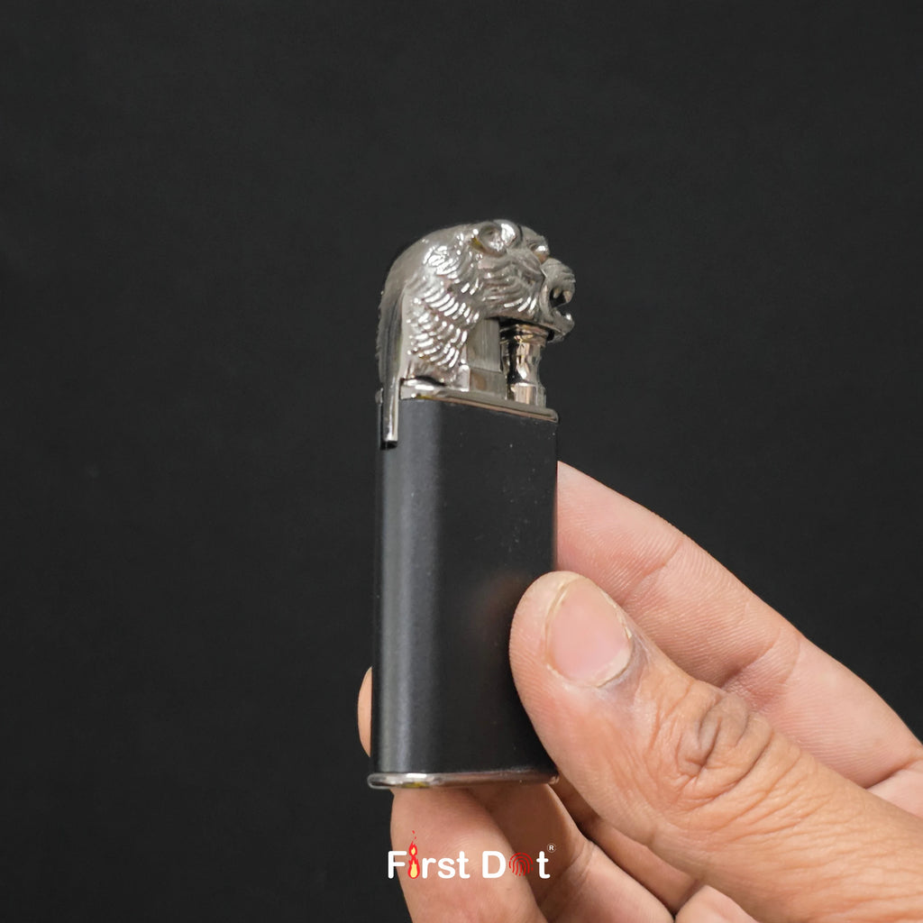 Tiger Head Dual Flame Cigarette Lighter