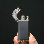 Tiger Head Dual Flame Cigarette Lighter
