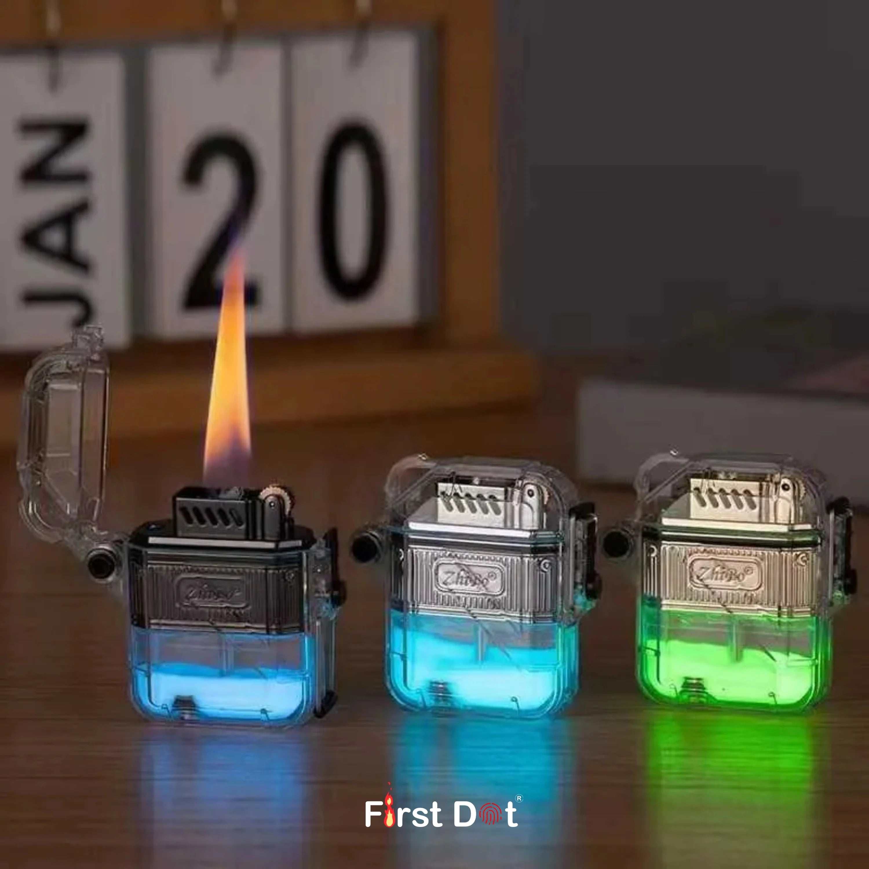 Luminous Transparent Fluid Liquid Lighter