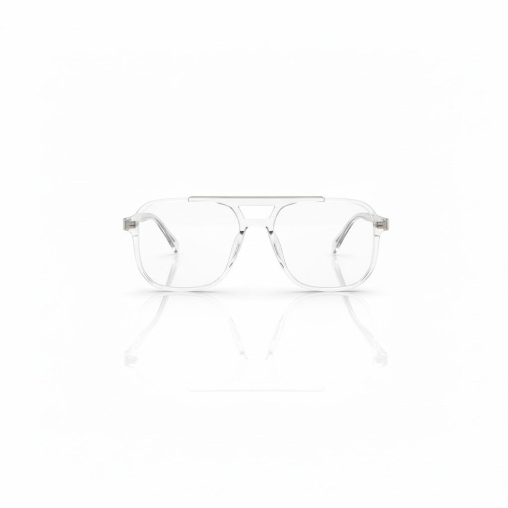 Transparent Square Blue Light Glasses
