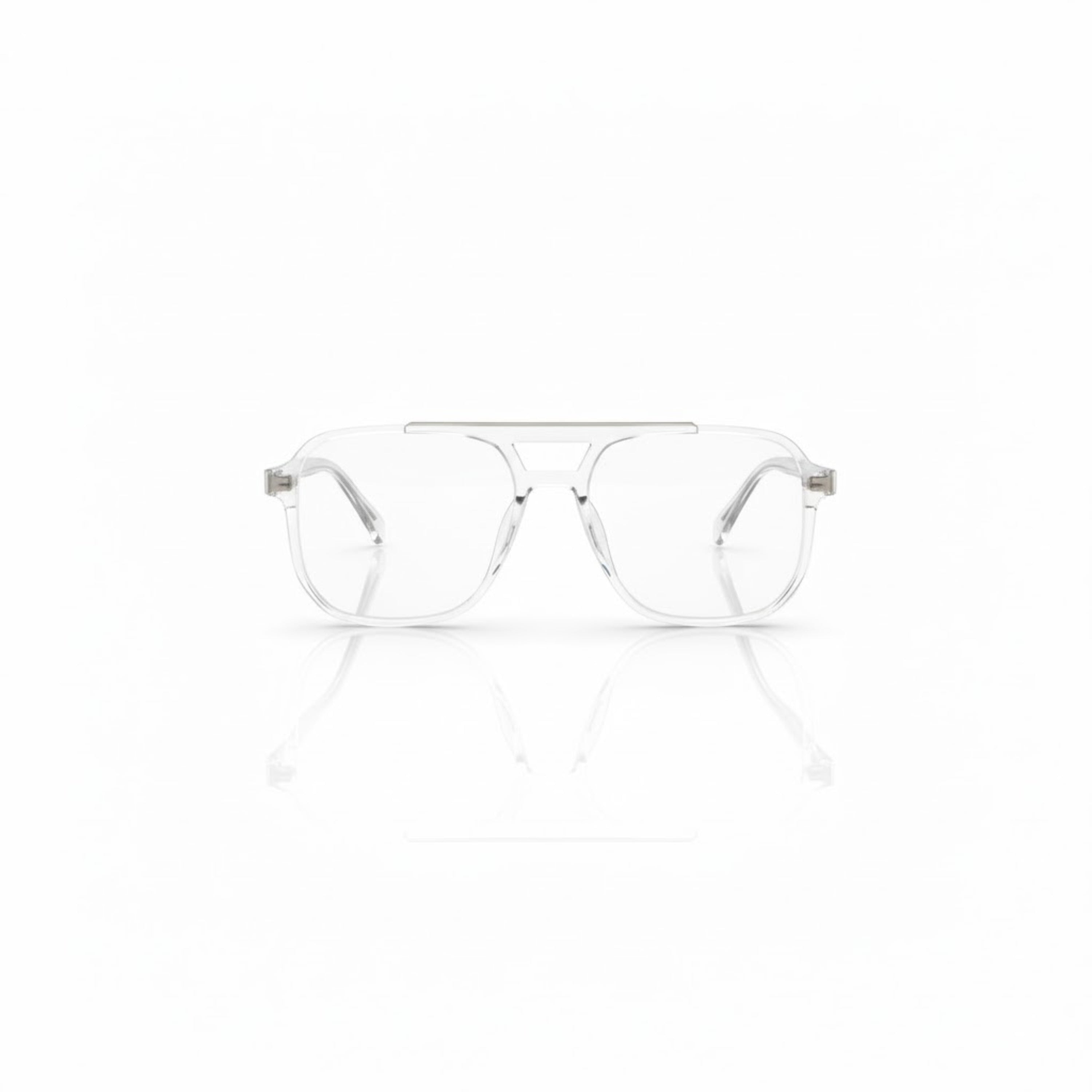 Transparent Square Blue Light Glasses