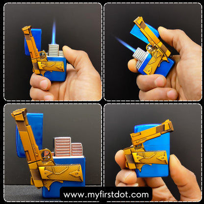 Gun Engraving Lighter Jet Torch Lighter