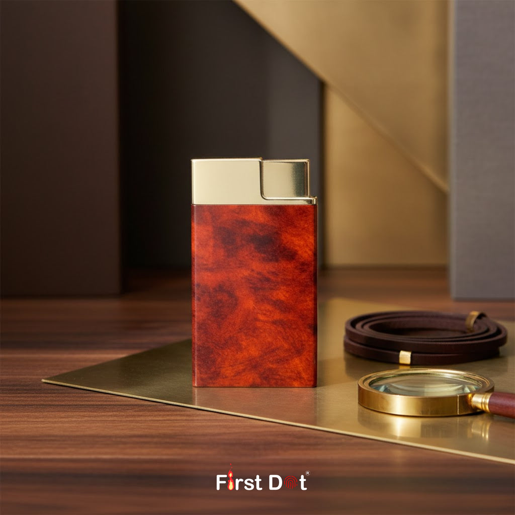 Vintage Metal Cigarette Lighter – Slim, Cool & Everyday Carry